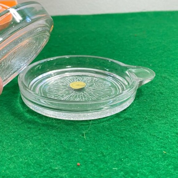 Vintage Glass Ashtray, Trinket Dish Set of 2, custom coasters/Gift for Her/Gift - Picture 8 of 10